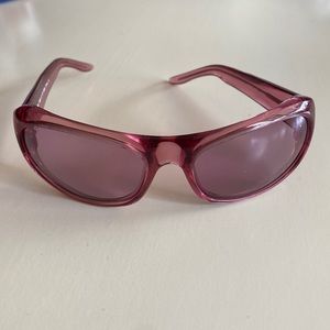 Smith Optics Pink Transparent Frame Sunglasses